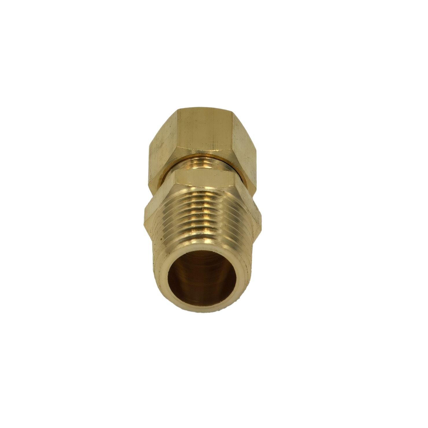 Brass Compression Male Female Connector (T1/4xM1/4)