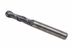 Fullerton 1/8" 2 Flute TiAlN Coated Carbide Ball Nose Endmill - 3215 Series