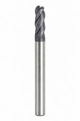 Fullerton 5.0mm 4 Flute TiAlN Coated Carbide Ball Nose Endmill - 3200 Series