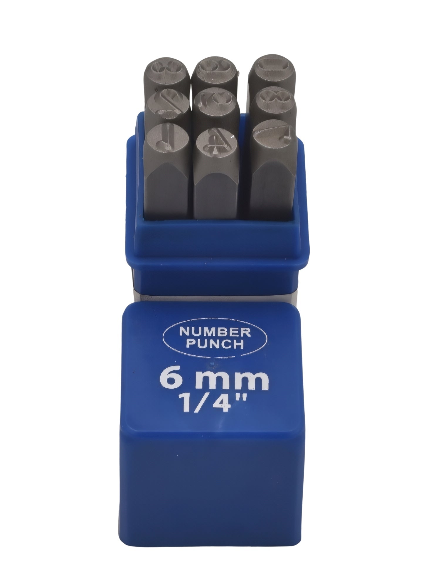 9-Piece 6mm (1/4") Steel Number Stamping Set - Twin Eagle Imports