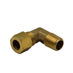 Brass Compression Union 90° Male Female Elbow (T3/8xM1/4)