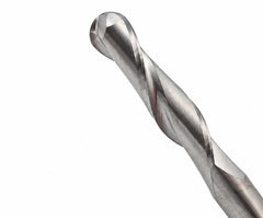 Kyocera SGS 43336 12mm 2 Flute Bright Uncoated Carbide Ball Nose End Mill