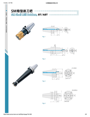 Acrow BT50-SM22-045 – Shell Mill Arbor (Ø22 mm Bore, 45 mm Length)