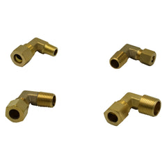 28pc Brass Compression Male Female Connector and 24pc Brass Compression 90° Male Female Elbow