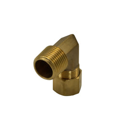 Brass Compression Union 90° Male Female Elbow (T3/8xM3/8)