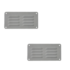 Haron 2257S Aluminium Vents –  Anodised Silver