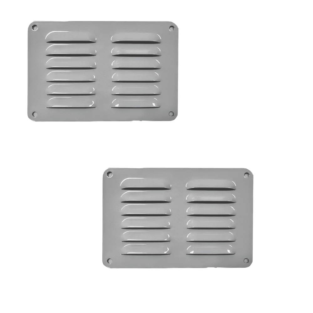  Haron 1501S Aluminium Vents – Anodised Silver 