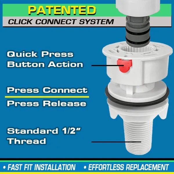 Haron CV3000 – ‘Click-Connect’ Toilet Inlet Valve