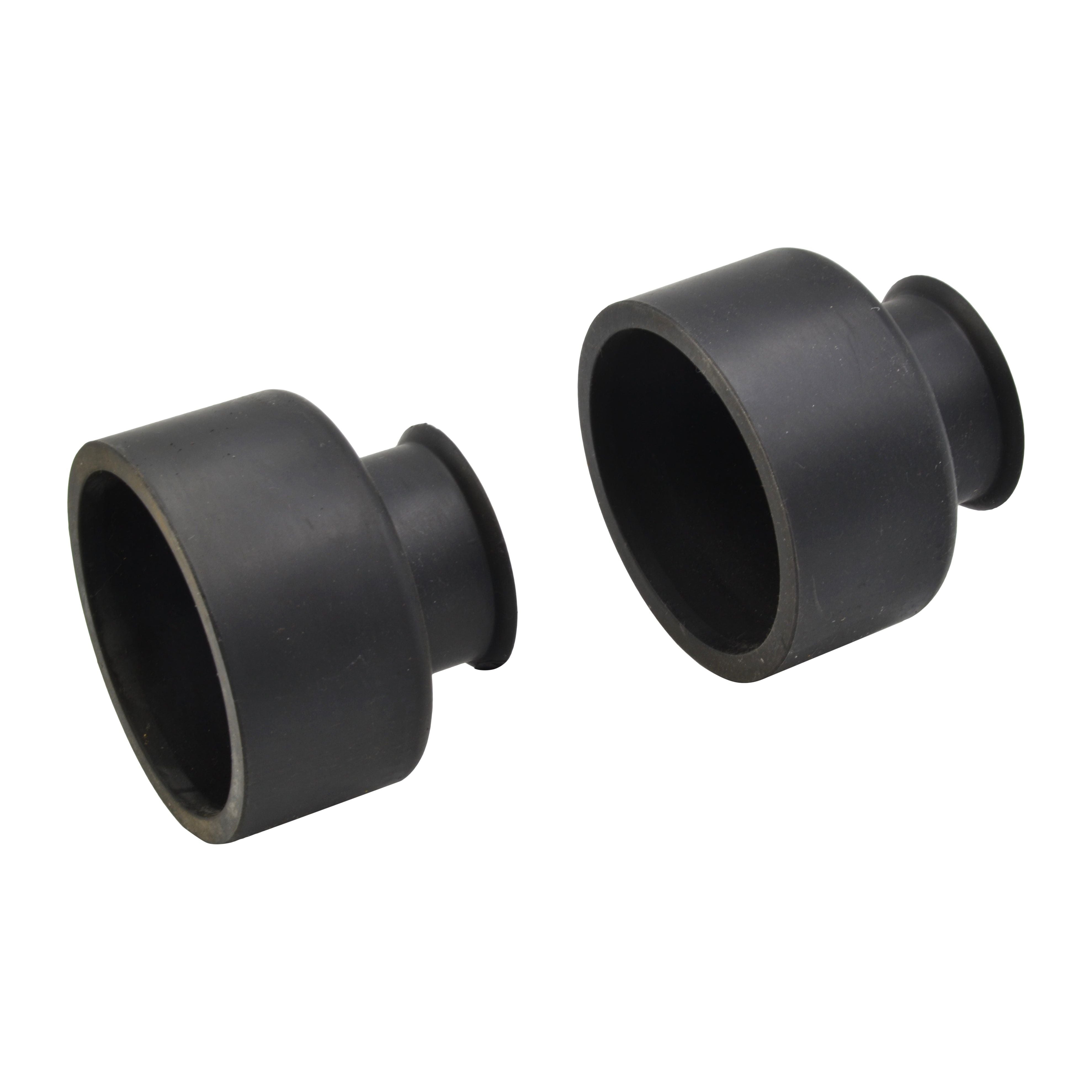 X2 Bulk Flush Pan Cone Single Skirt Black 40mm