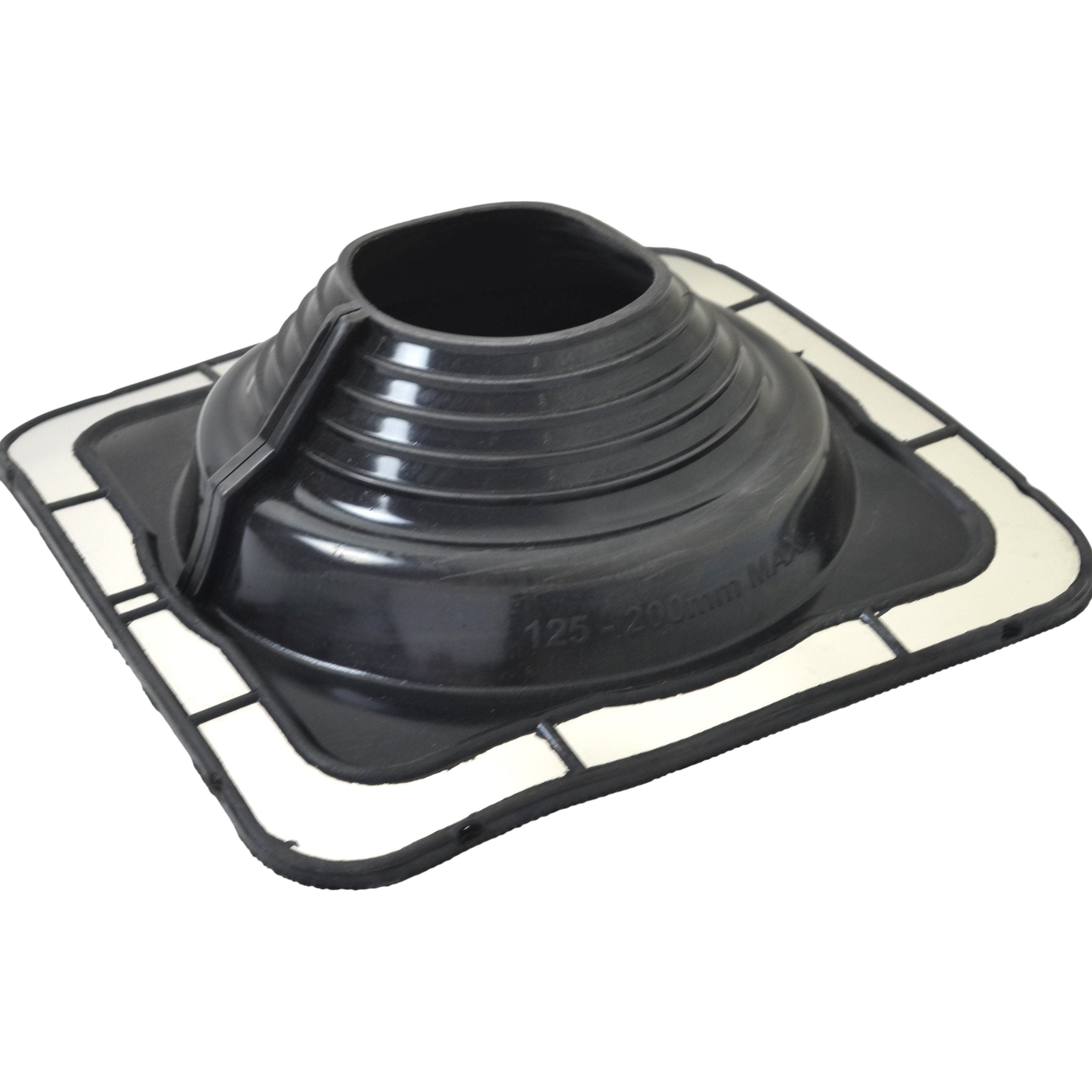 Aquaseal FlashRite #5 Metal Roof Pipe Flashing Black 125-200mm