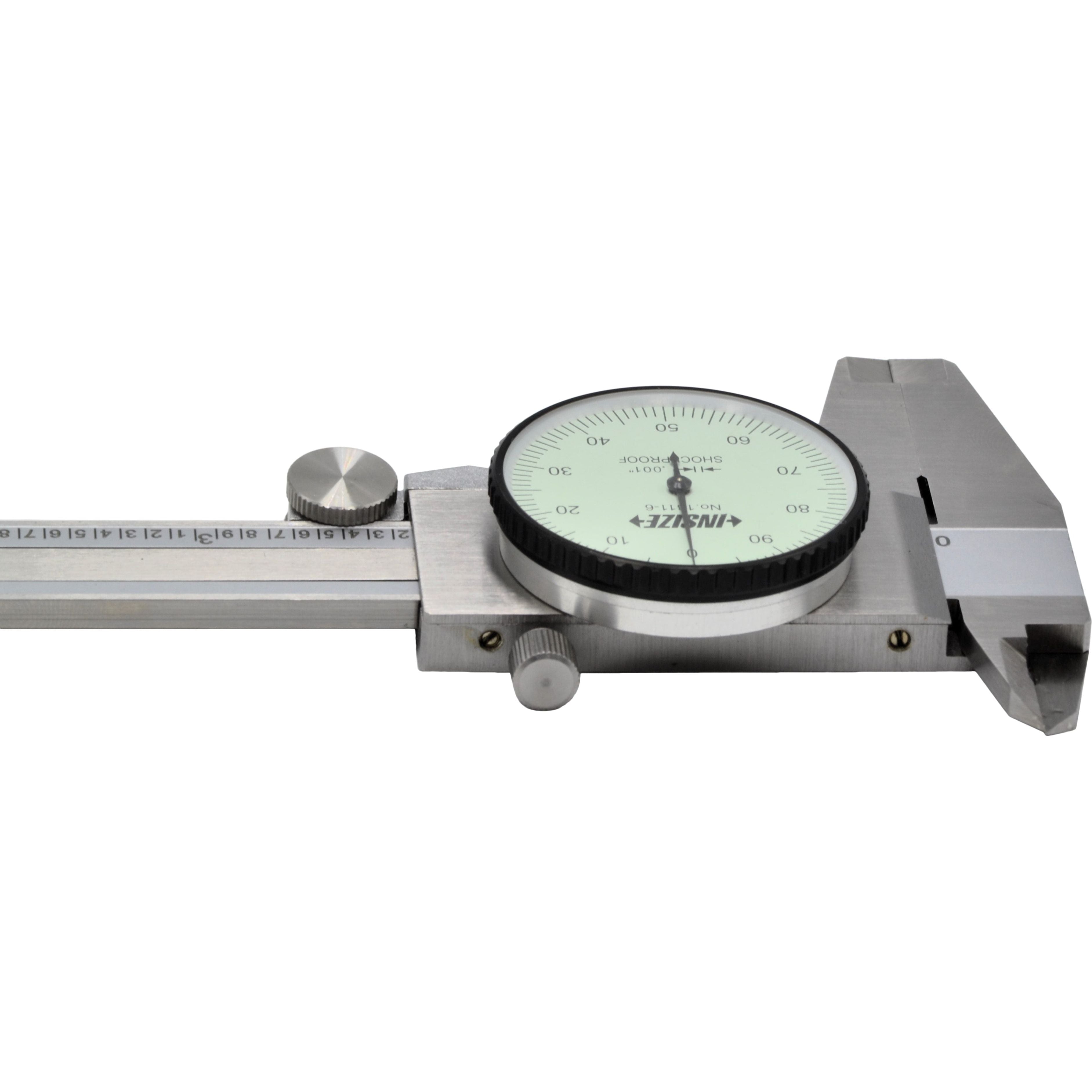 INSIZE Imperial Dial Caliper  0-6" Range Series 1311-6