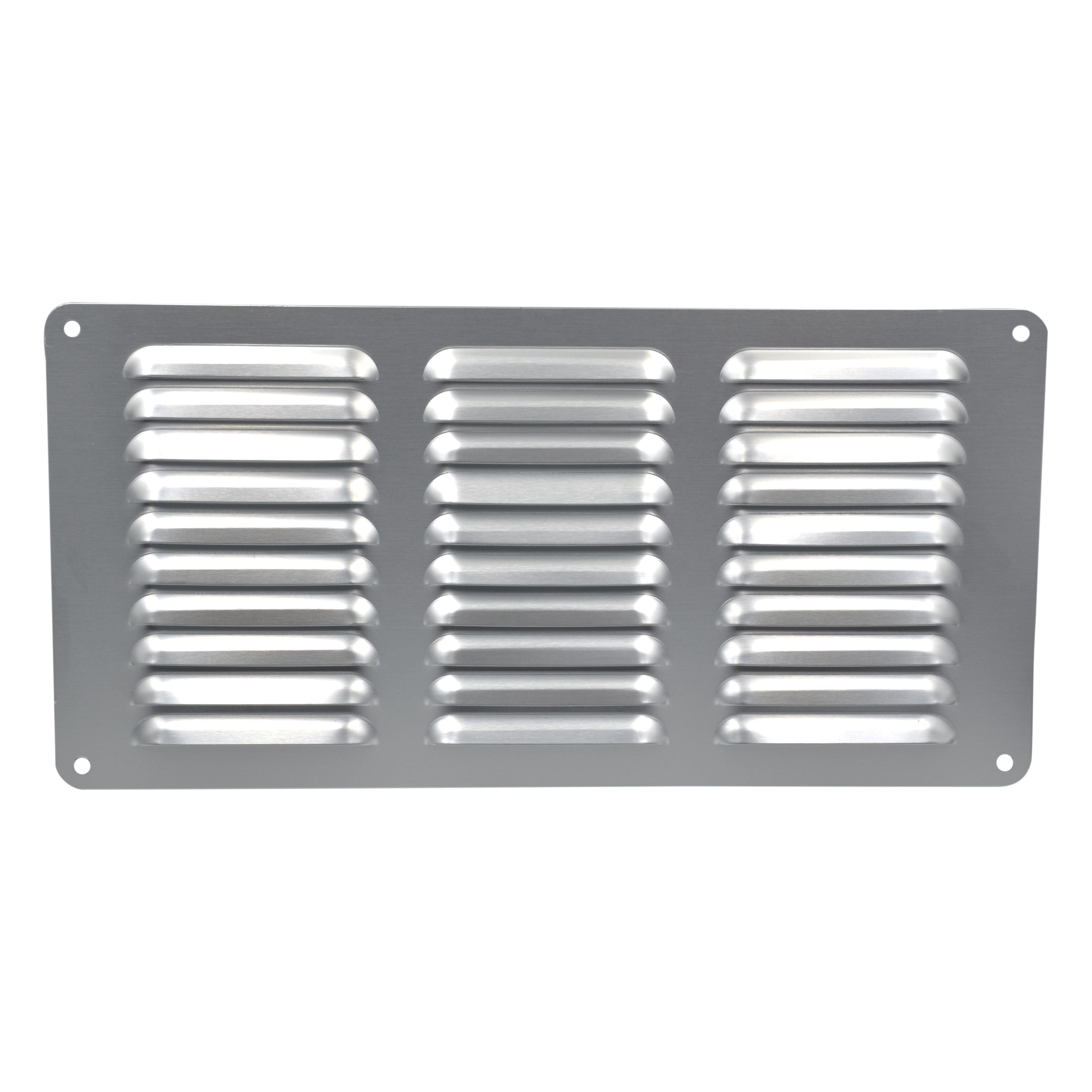 Haron 3001S Aluminium Vents –  Anodised Silver 300 x 150mm Pack of 2