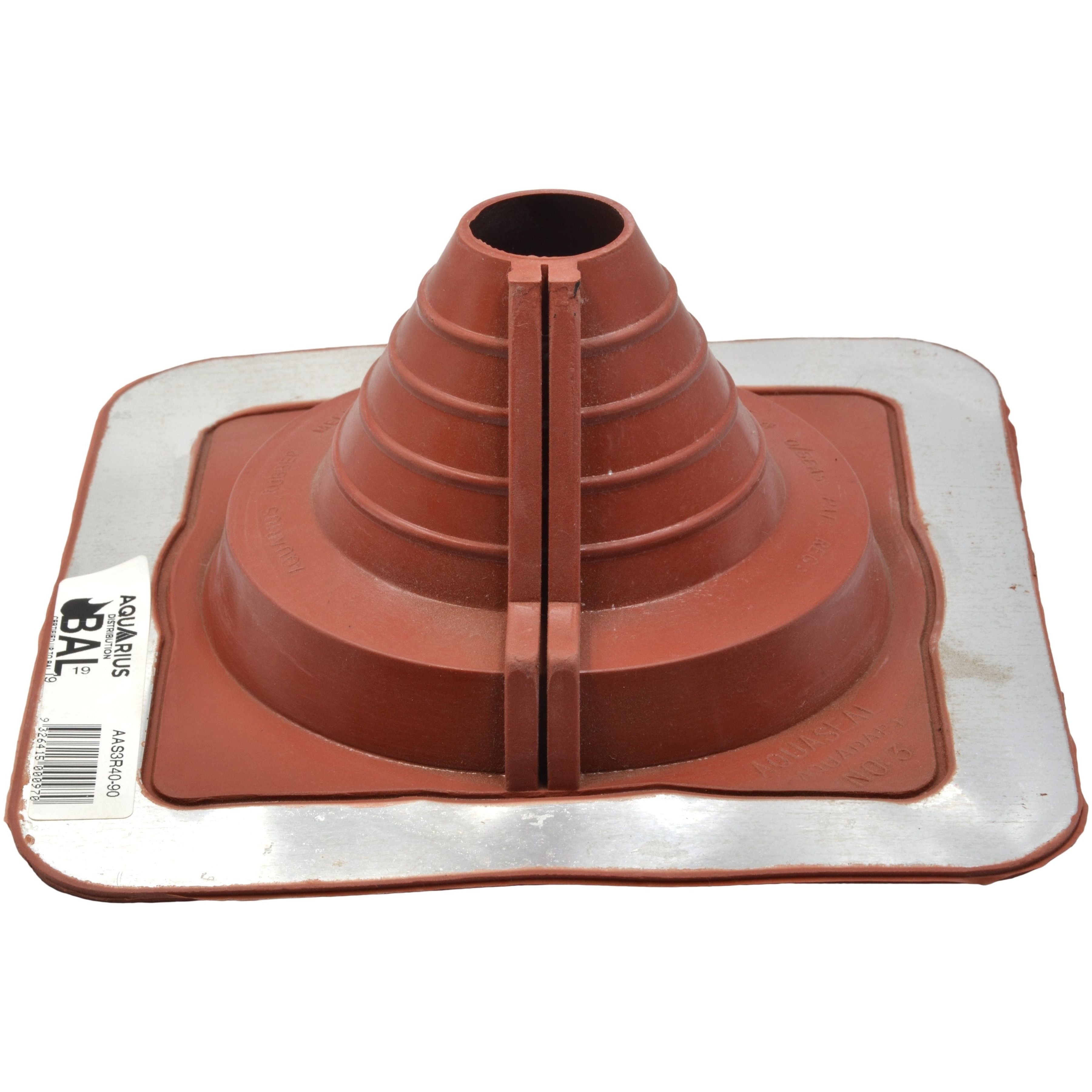 Aquaseal Aquadapt #3 Roof Pipe Flashing Red 40-90mm