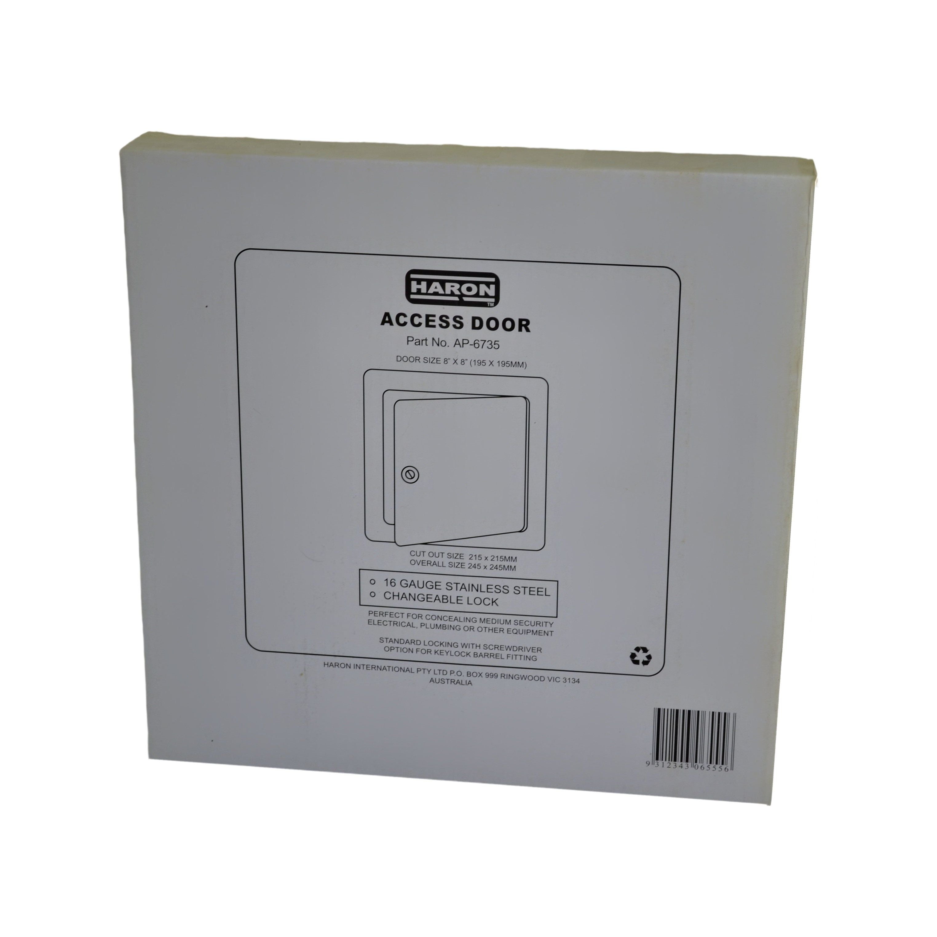 Haron AP-6735 8″ (200mm) Stainless Steel Access Panel