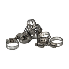 10 Piece 304 Stainless Steel 12-23mm Worm Drive Hose Clamp