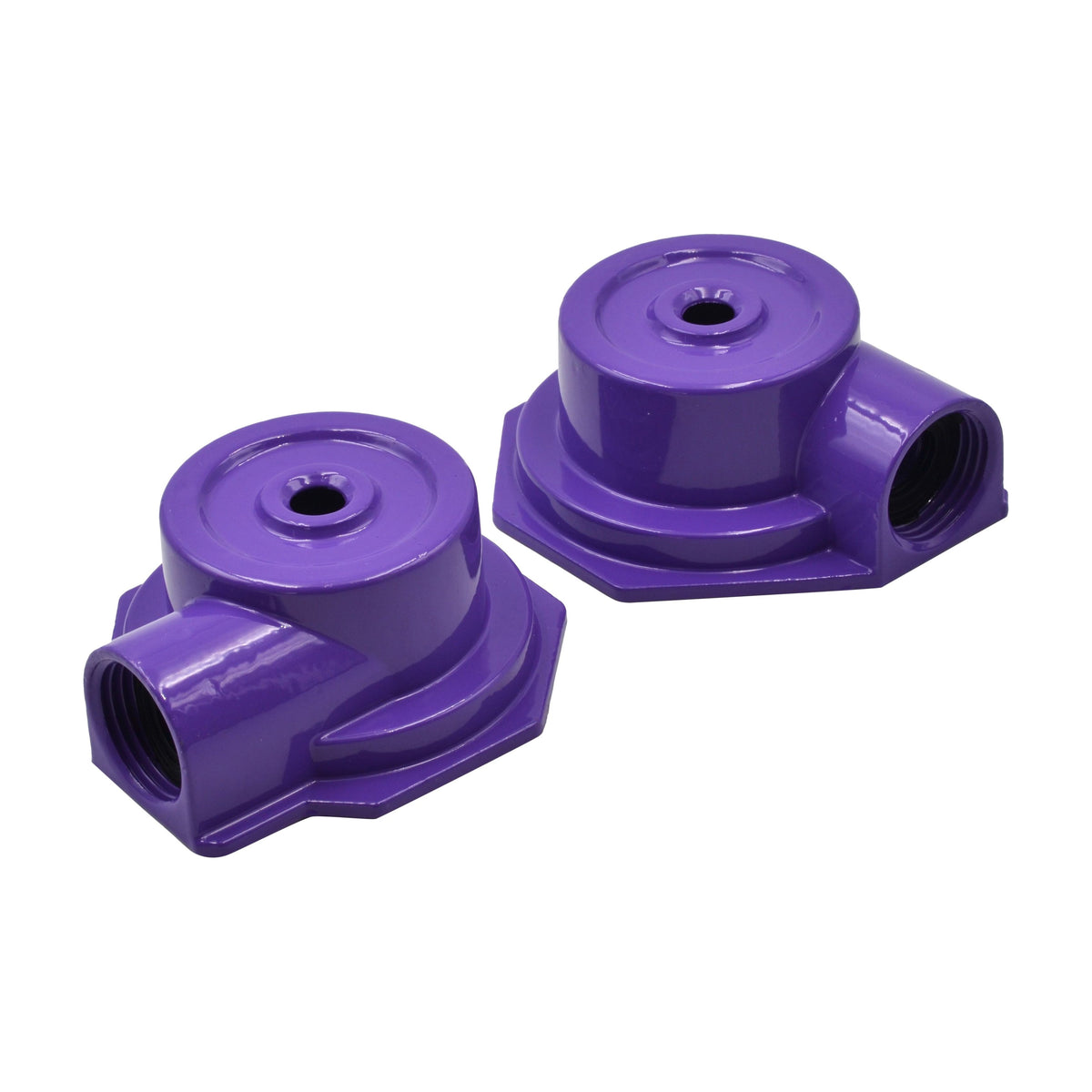 4× Reclaimed / Recycled Water Purple Metal Dome Sprinklers for lawn, irrigation