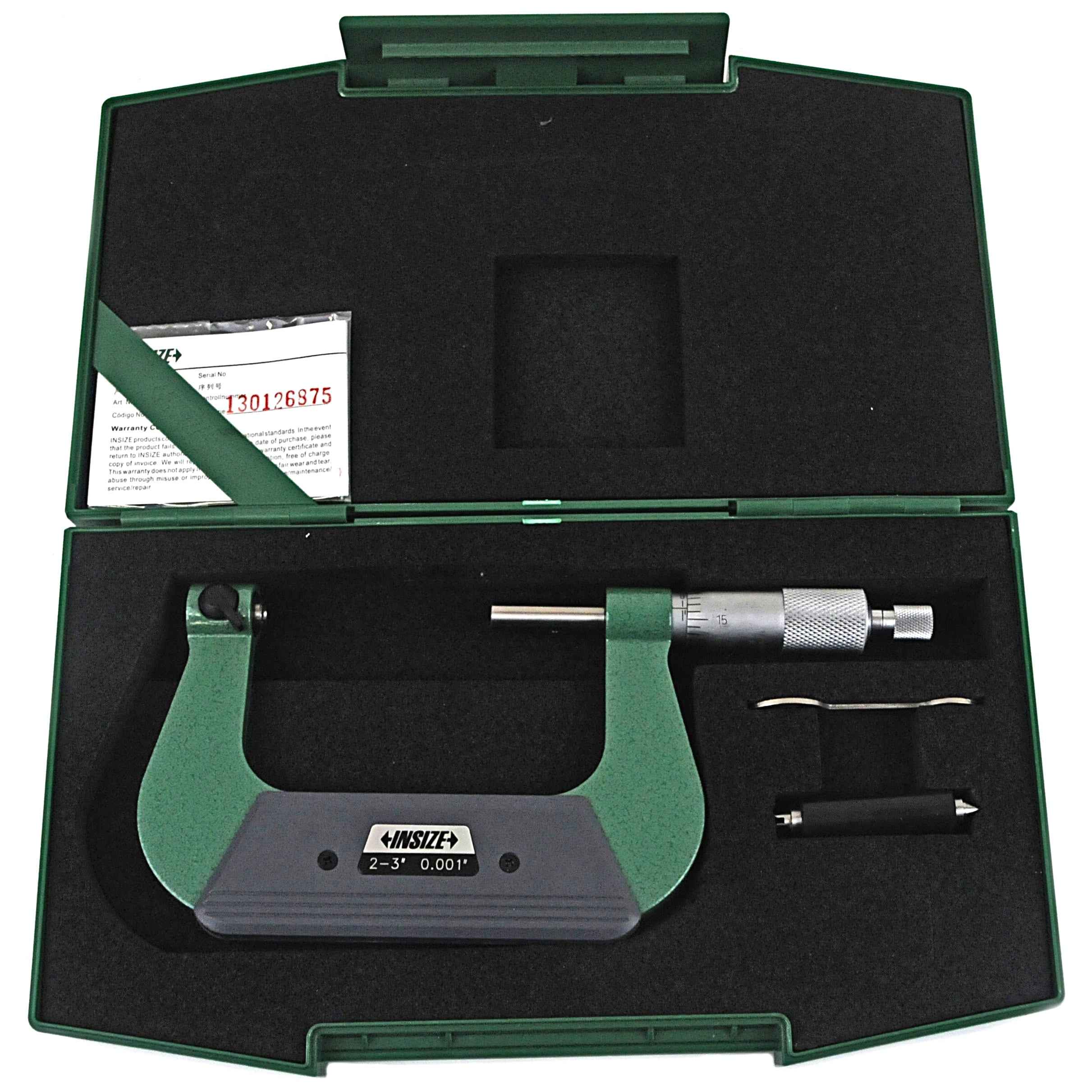 Insize Screw Thread Micrometer 2-3" Range Series 3281-3