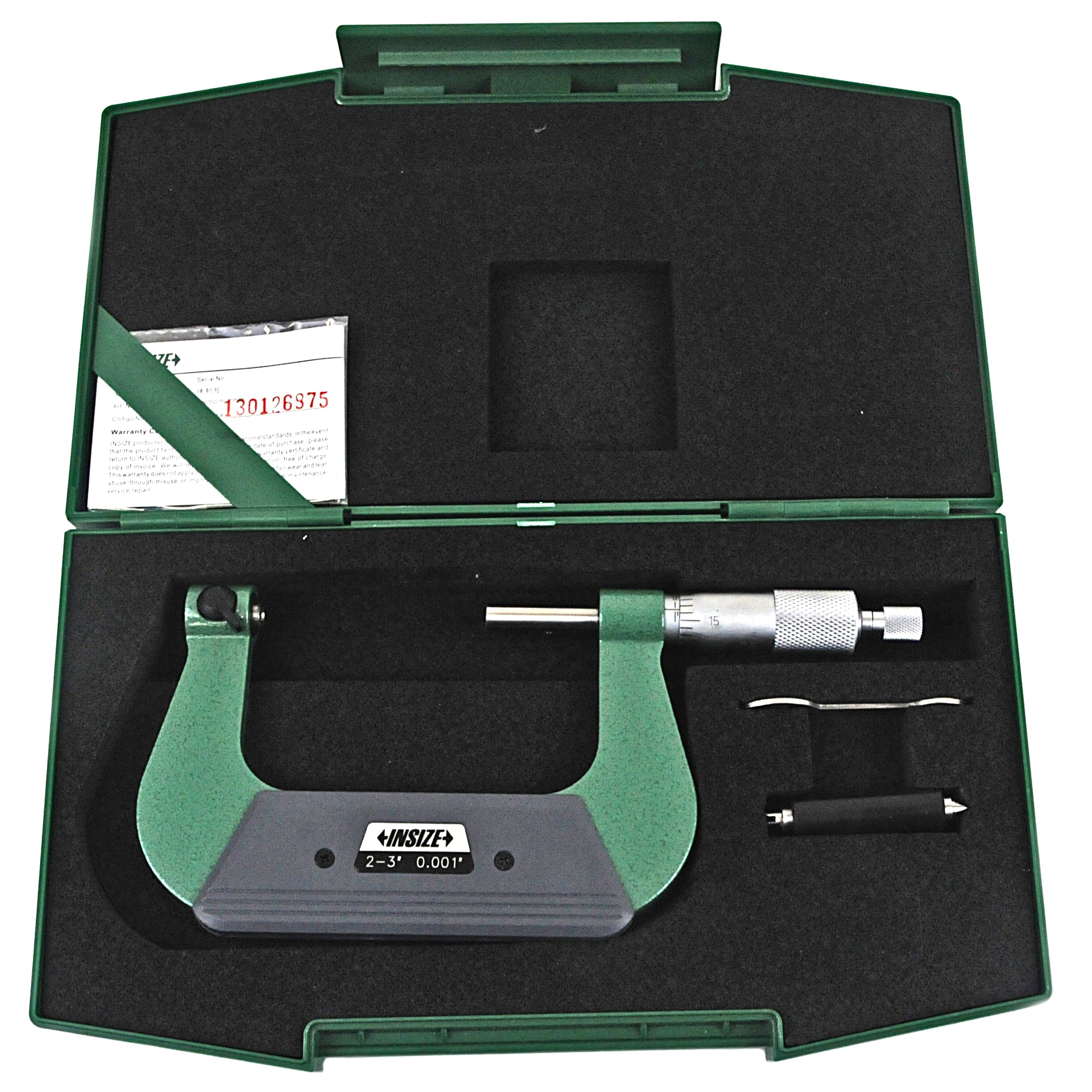 Insize Screw Thread Micrometer 25mm Range Series 3281-SP1