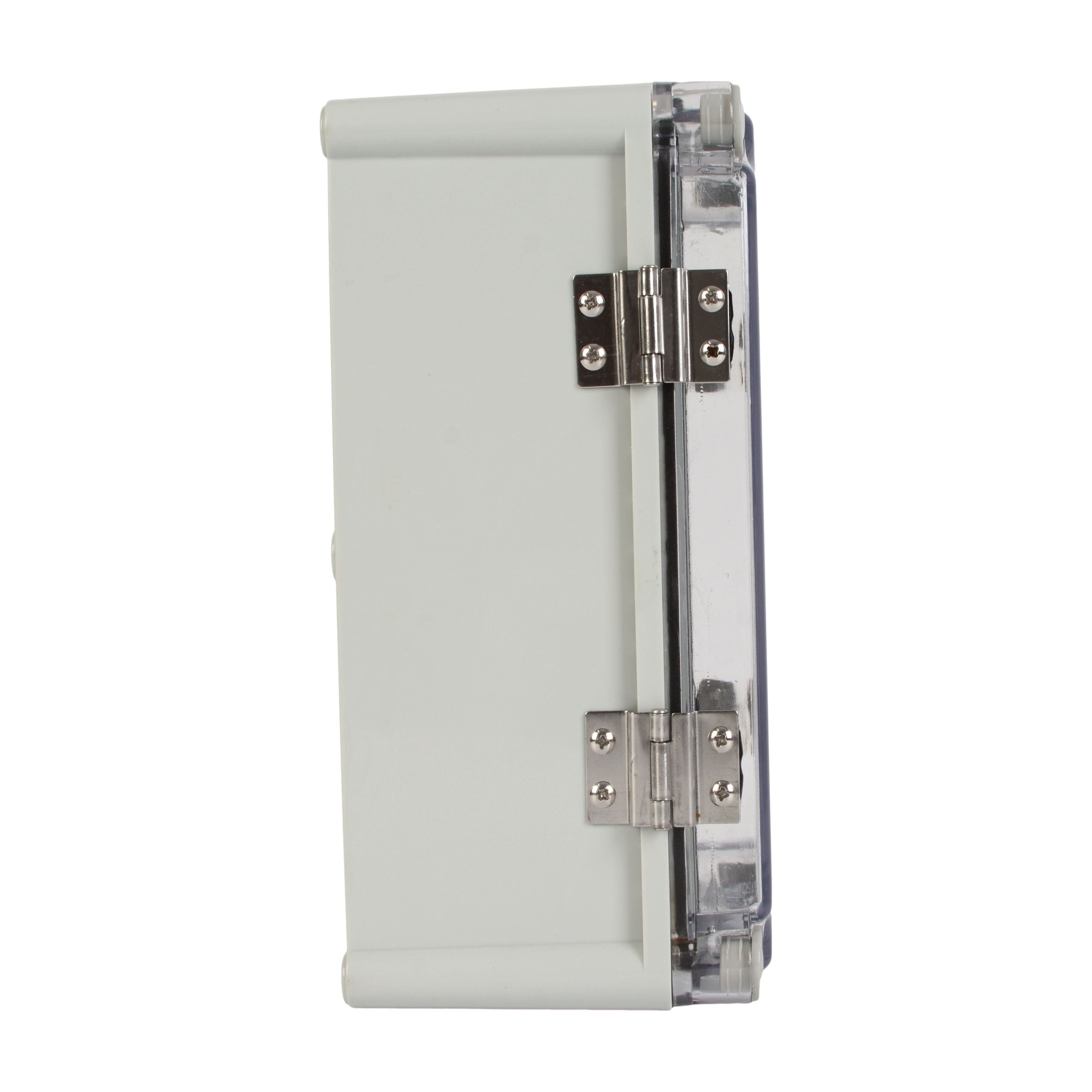 ABS IP66 Clear Lid Hinge Junction Box 280 x 190 x 130mm