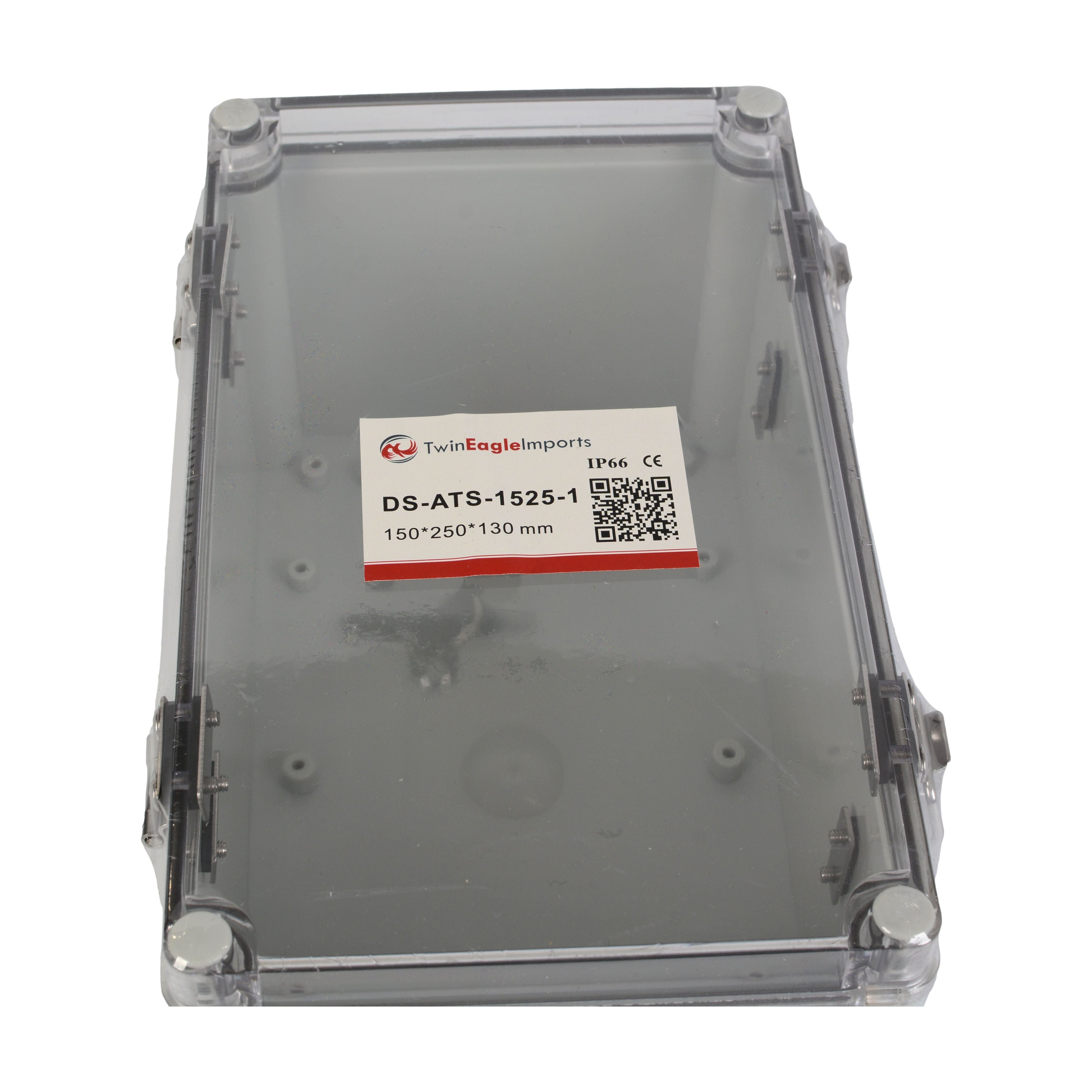 ABS IP66 Clear Lid Junction Box 150 x 250 x 130mm