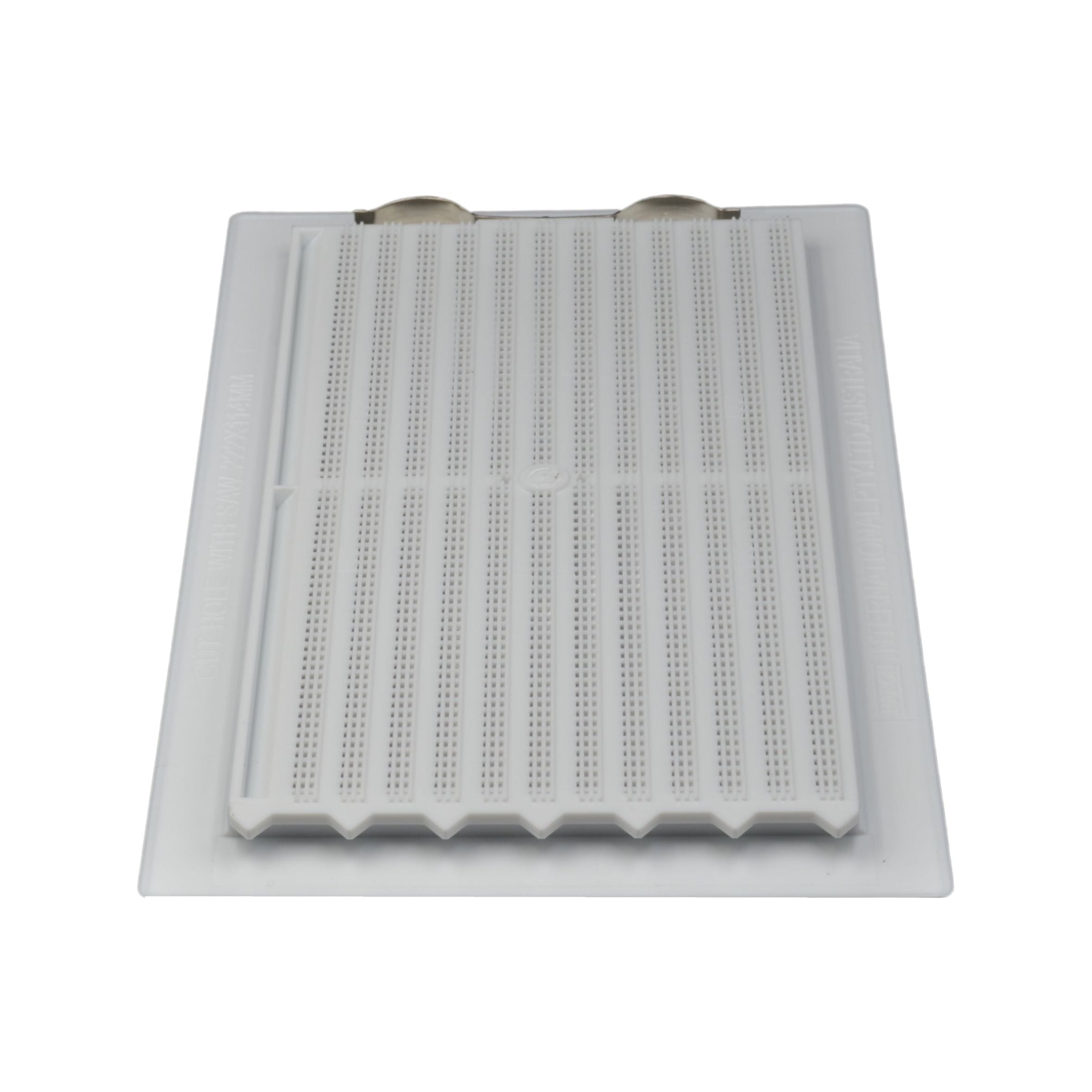 Haron 95W Wall Vent – White. Vent Facing 245 x 145mm