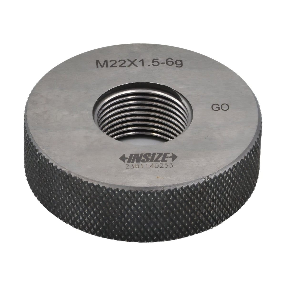 Insize Thread Ring Gauge M22x1.5 Fine Series 4129-22R