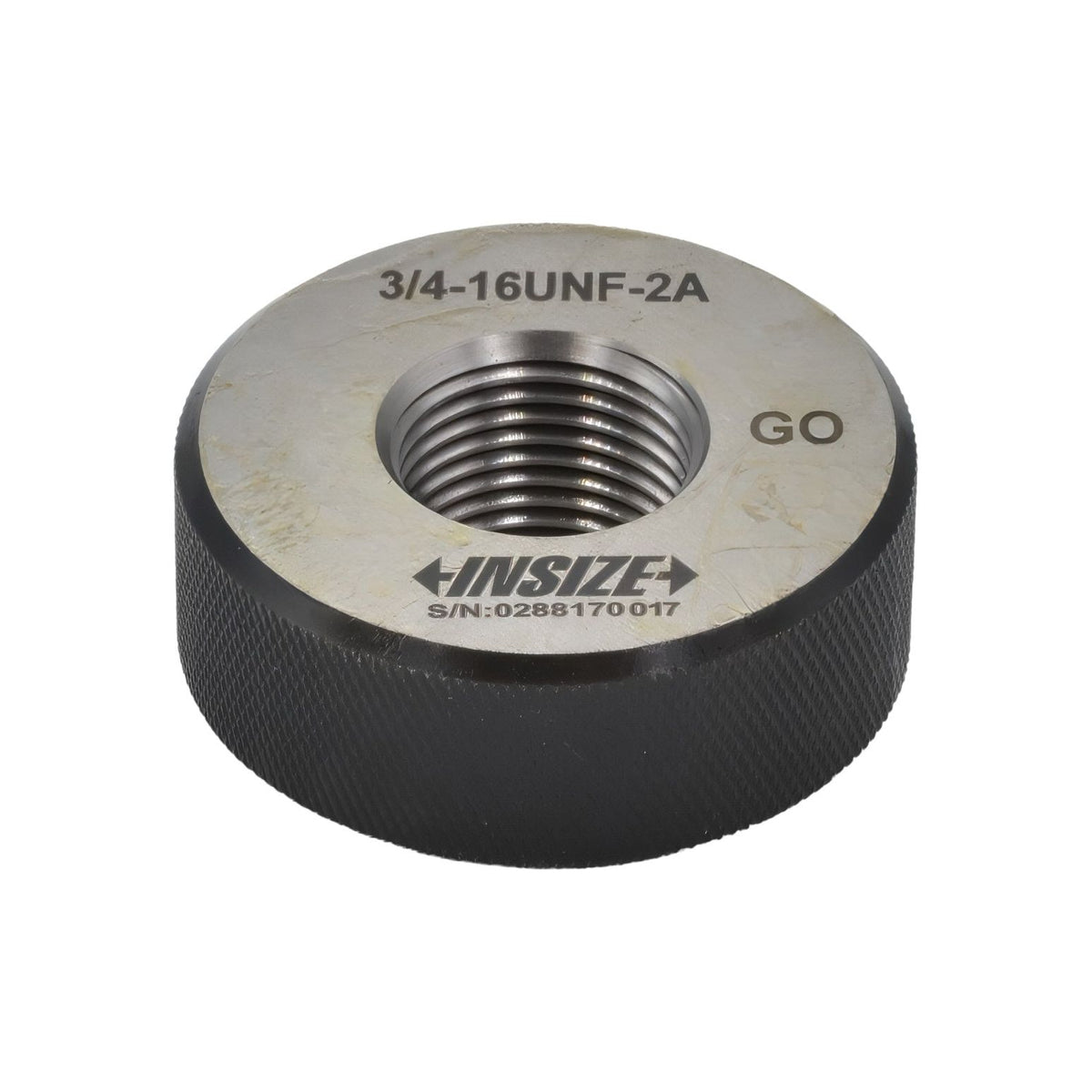 Insize Thread GO Ring Gauge 3/4"-16 UNF Series 4121-3B2 