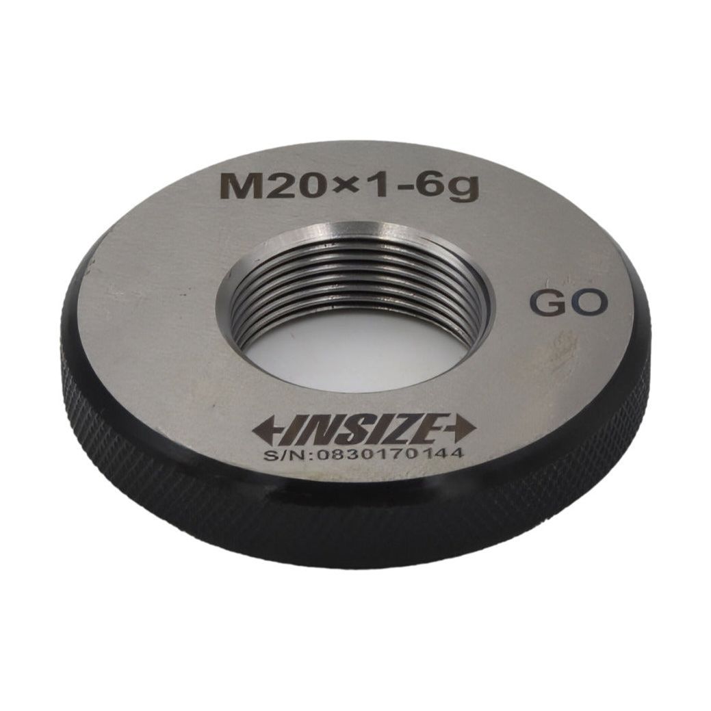 Insize GO Thread Ring Gauge M20X1 Series 4129-20P