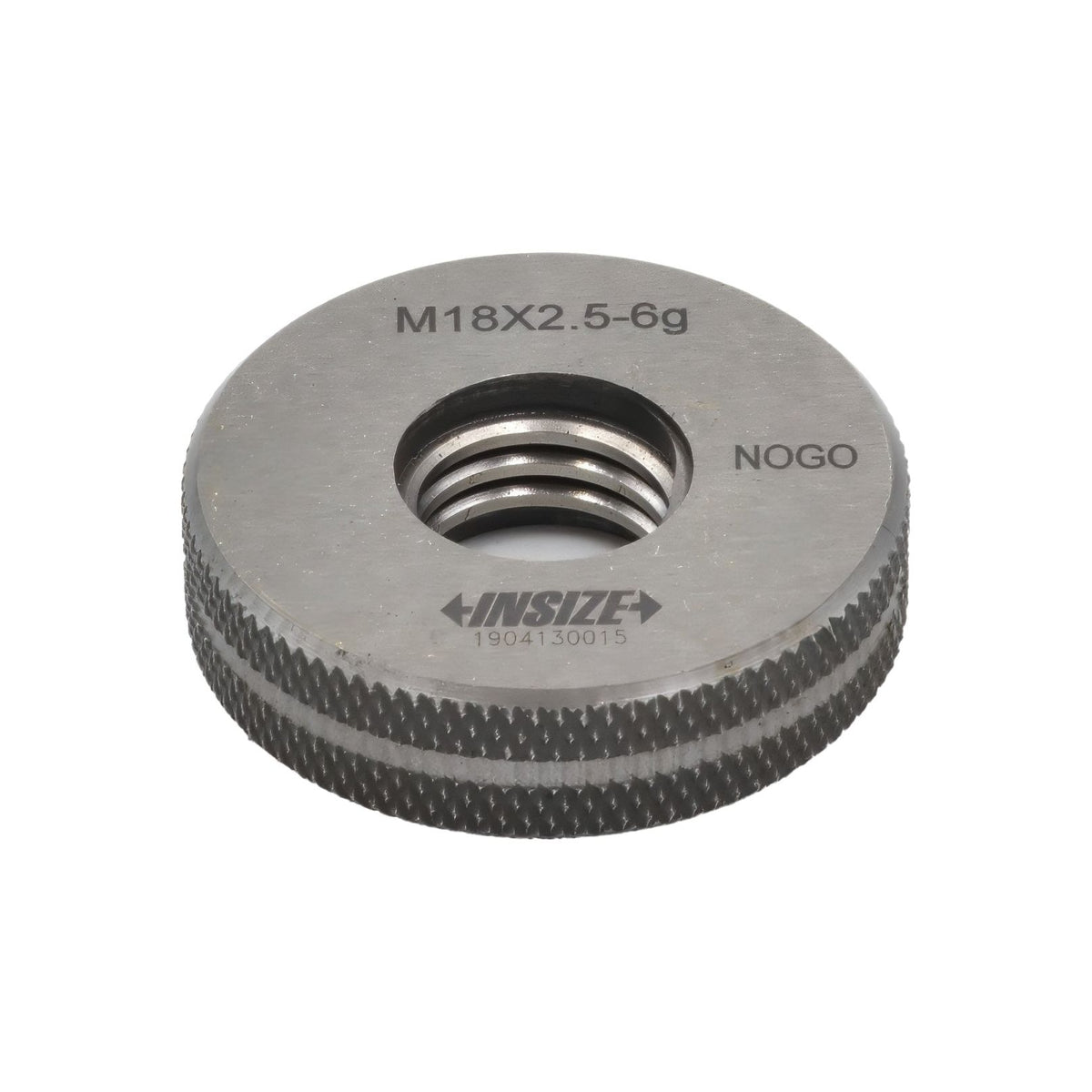 Insize NOGO Thread Ring Gauge M18X2.5 Series 4120-18N