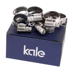 10 Piece Kale 304 Stainless Steel 12-20mm Worm Drive Hose Clamp