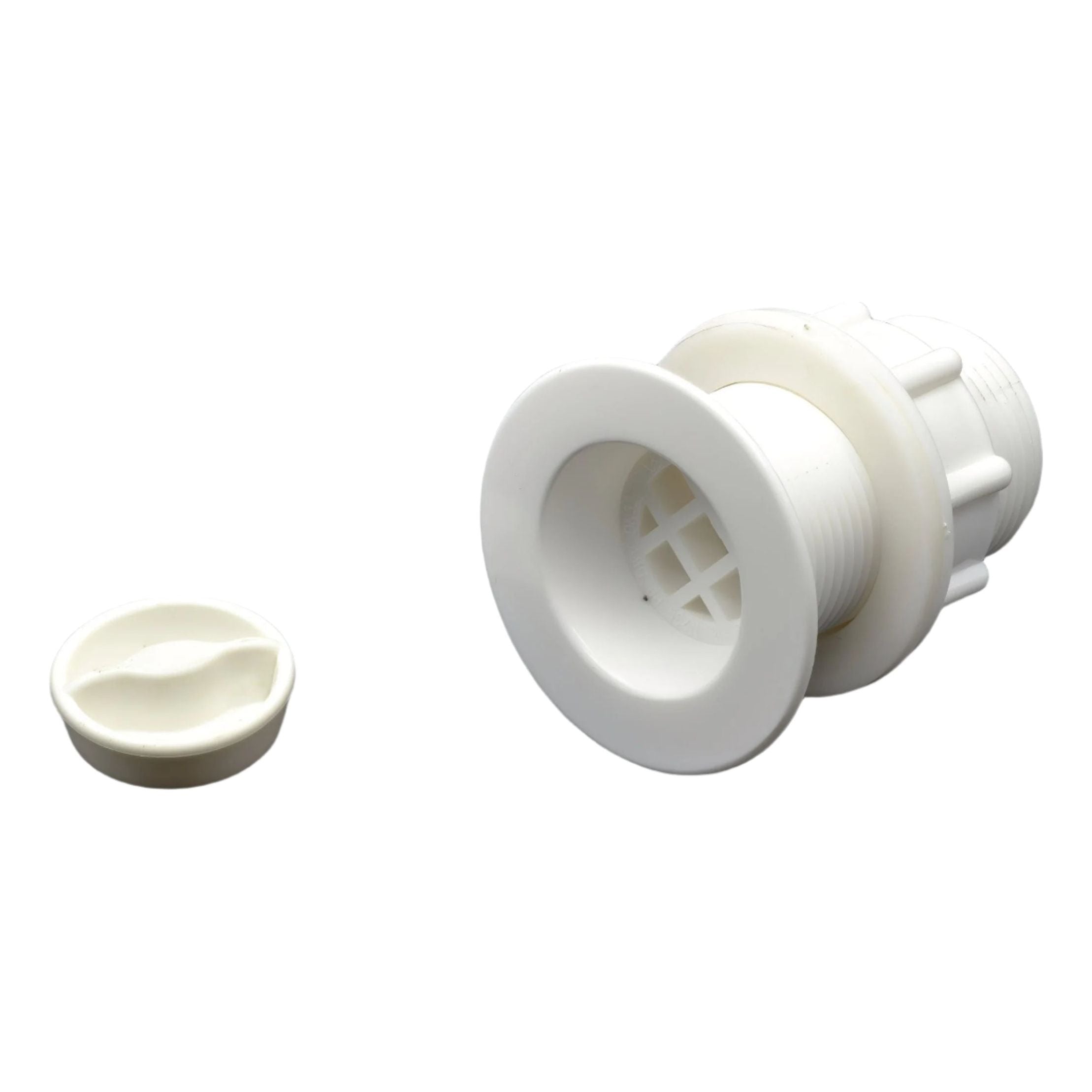 Extended 32mm White Plastic Body Plug and Waste Unit