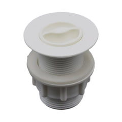 Extended 32mm White Plastic Body Plug and Waste Unit