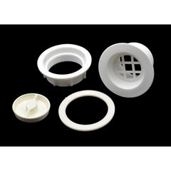 Standard 50mm White Plastic Body Plug and Waste Unit 