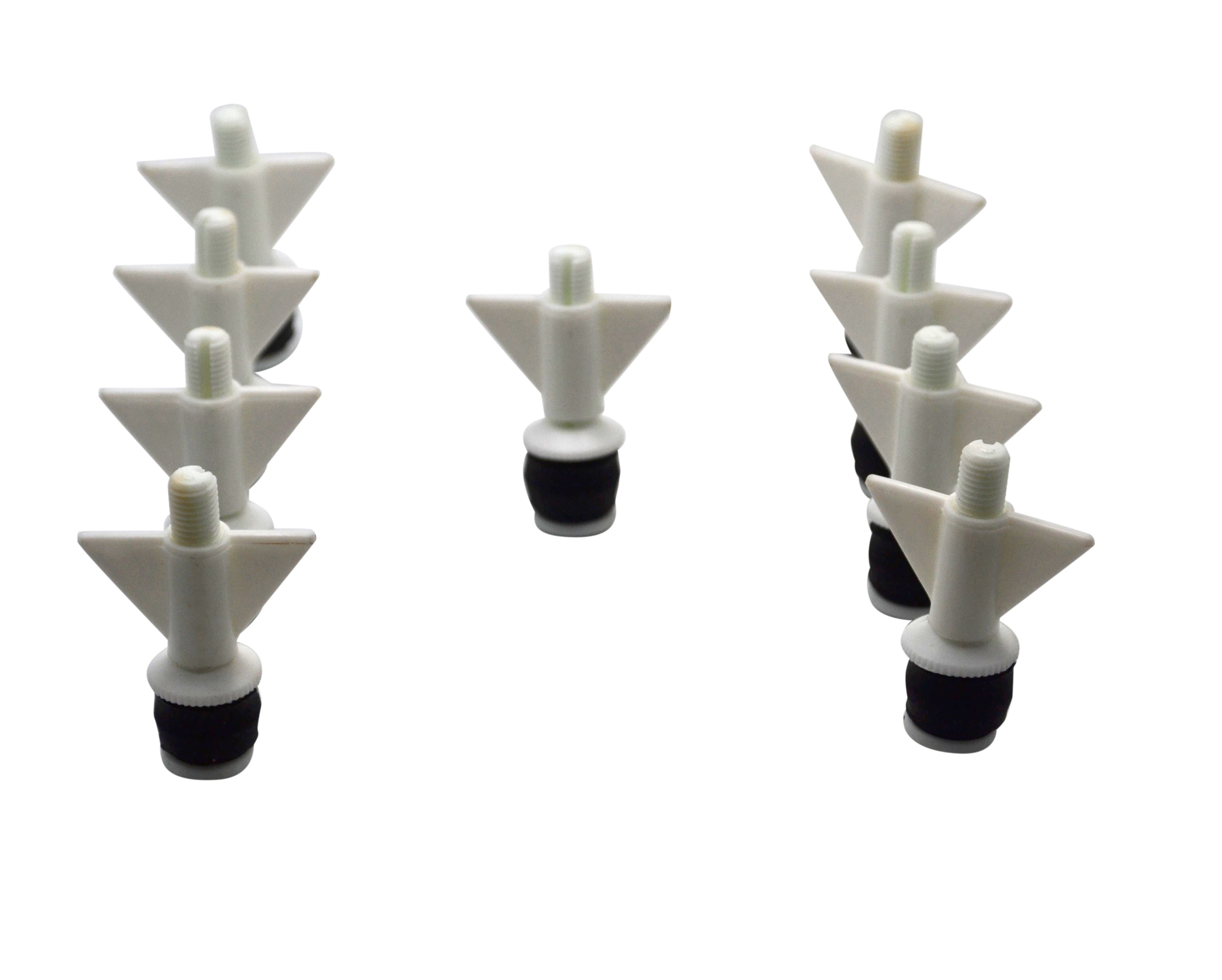 9x Nylon Mechanical Pipe Test Plug Bung No Bypass 18mm to 26mm