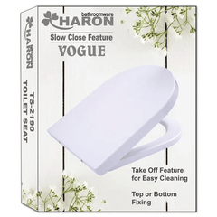 Haron TS-2190 VOGUE Slow Close D-Shape Toilet Seat