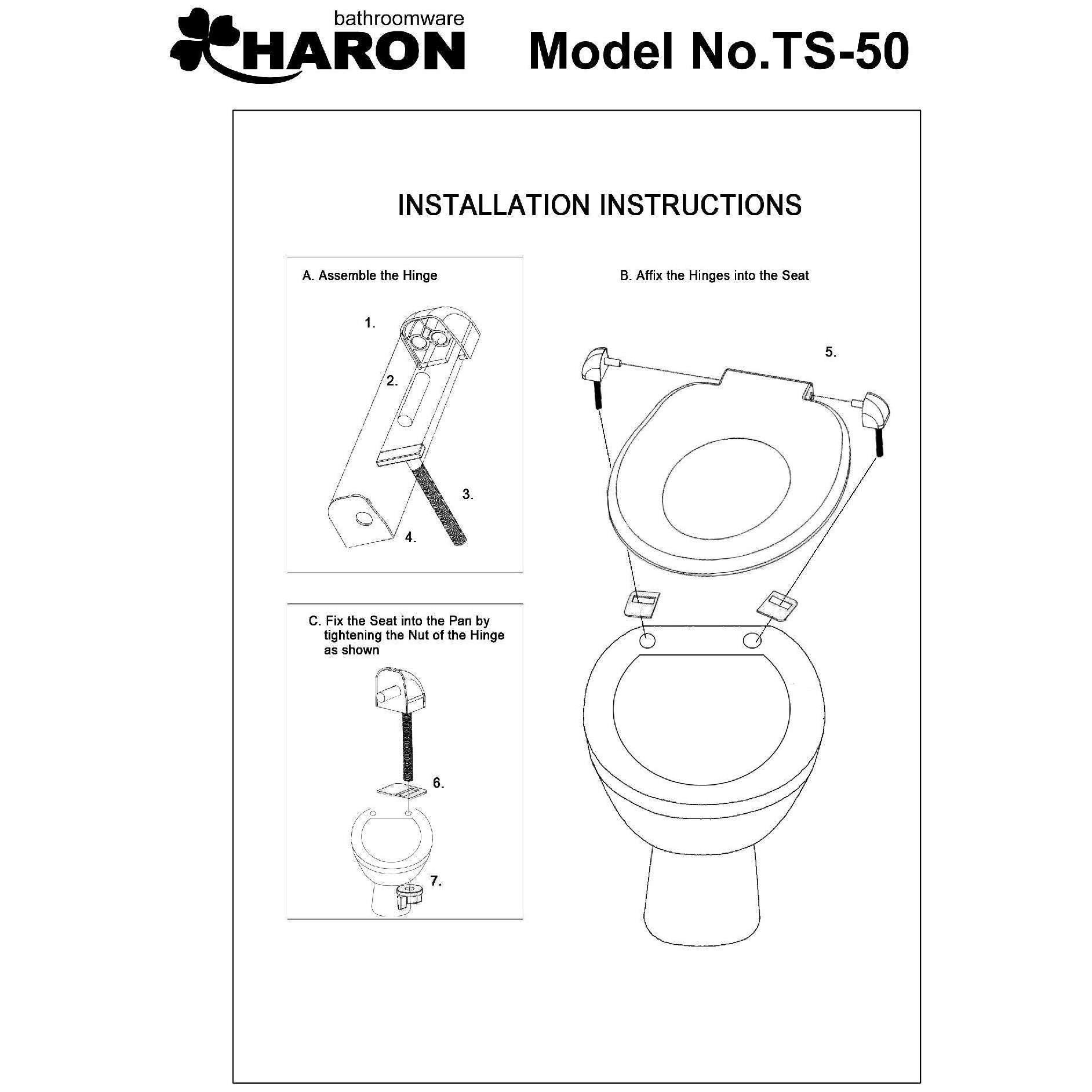 Haron TS-50 PRE-SKOOL Toilet Seat