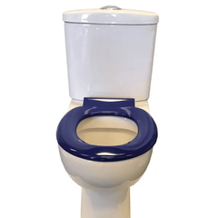 Haron TS-775604 MELROSE 604 Blue Toilet Seat with Locking Buffers