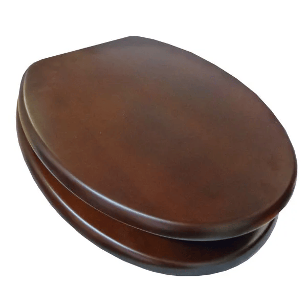 Haron TS-8800CP MAHOGANY Veneer Toilet Seat