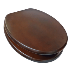 Haron TS-8800CP MAHOGANY Veneer Toilet Seat