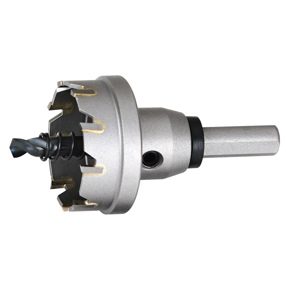 1.1/8" Tungsten Carbide Tipped Holesaw (1/2" Shank) 50mm D.O.C