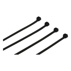 RAPTOR Black 370mm x 4.8mm Medium Duty Cable Ties, 100 Pack