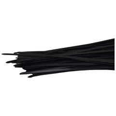 RAPTOR Black 370mm x 4.8mm Medium Duty Cable Ties, 100 Pack