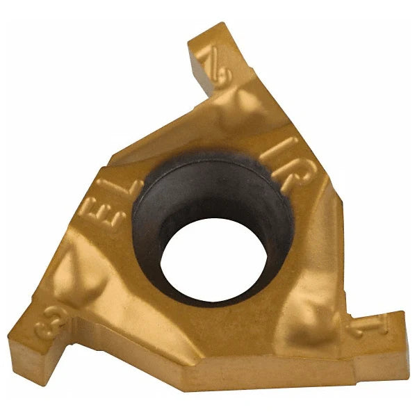 16 IR/EL 1.00 BXC Gold metal cutting tool on a white background