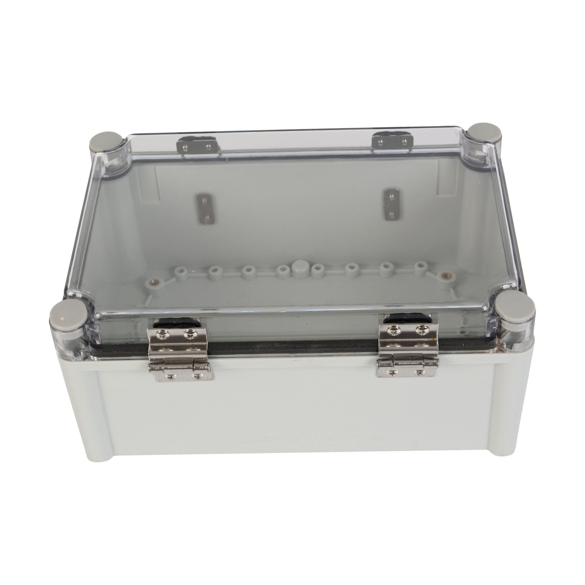 ABS IP66 Clear Lid Hinge Junction Box 280 x 190 x 130mm - Twin Eagle Imports