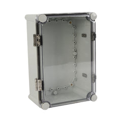 ABS IP66 Clear Lid Hinge Junction Box 280 x 190 x 130mm - Twin Eagle Imports