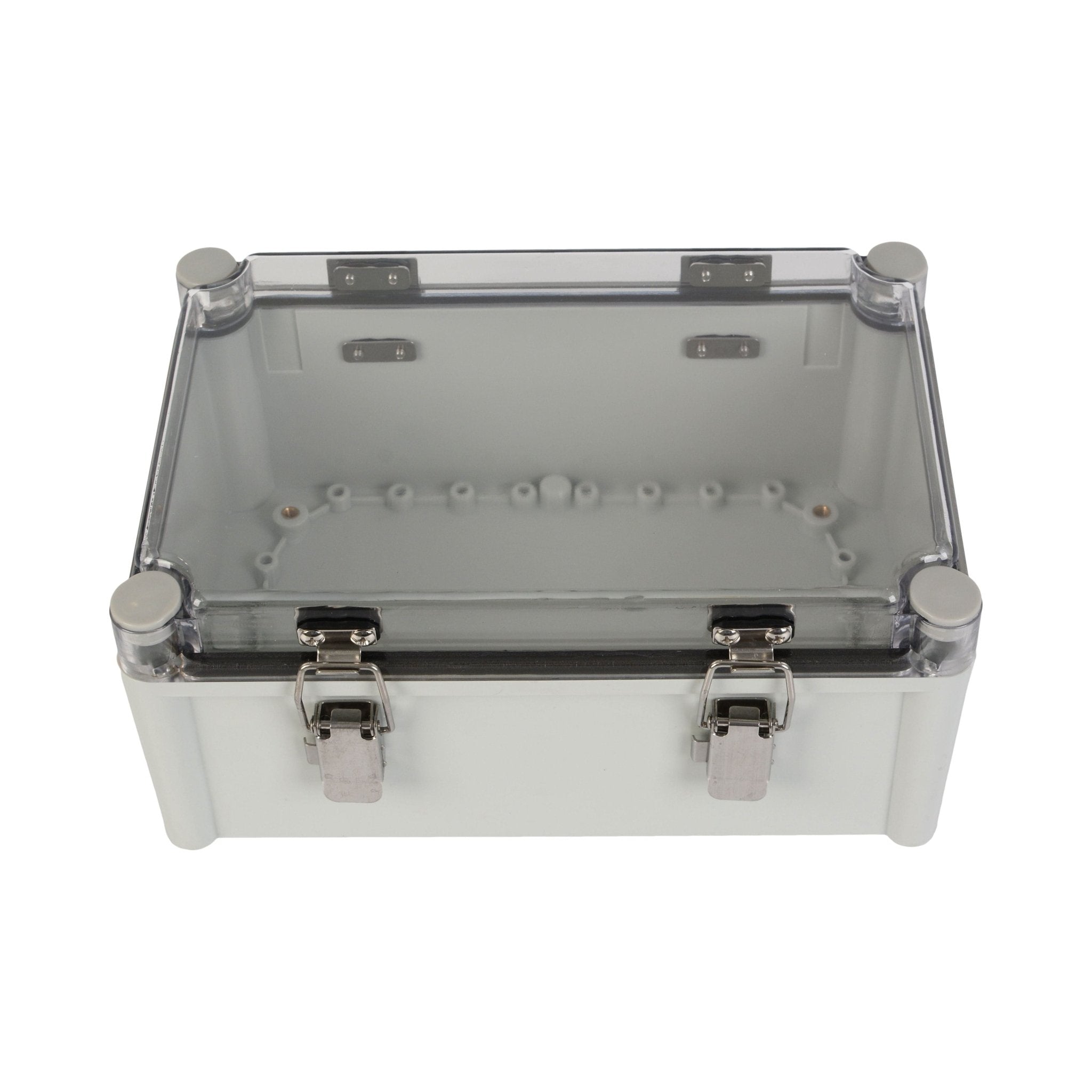 ABS IP66 Clear Lid Hinge Junction Box 280 x 190 x 130mm - Twin Eagle Imports