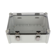 ABS IP66 Clear Lid Hinge Junction Box 280 x 190 x 130mm - Twin Eagle Imports
