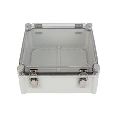 ABS IP66 Clear Lid Hinge Junction Box 280 x 280 x 130mm - Twin Eagle Imports