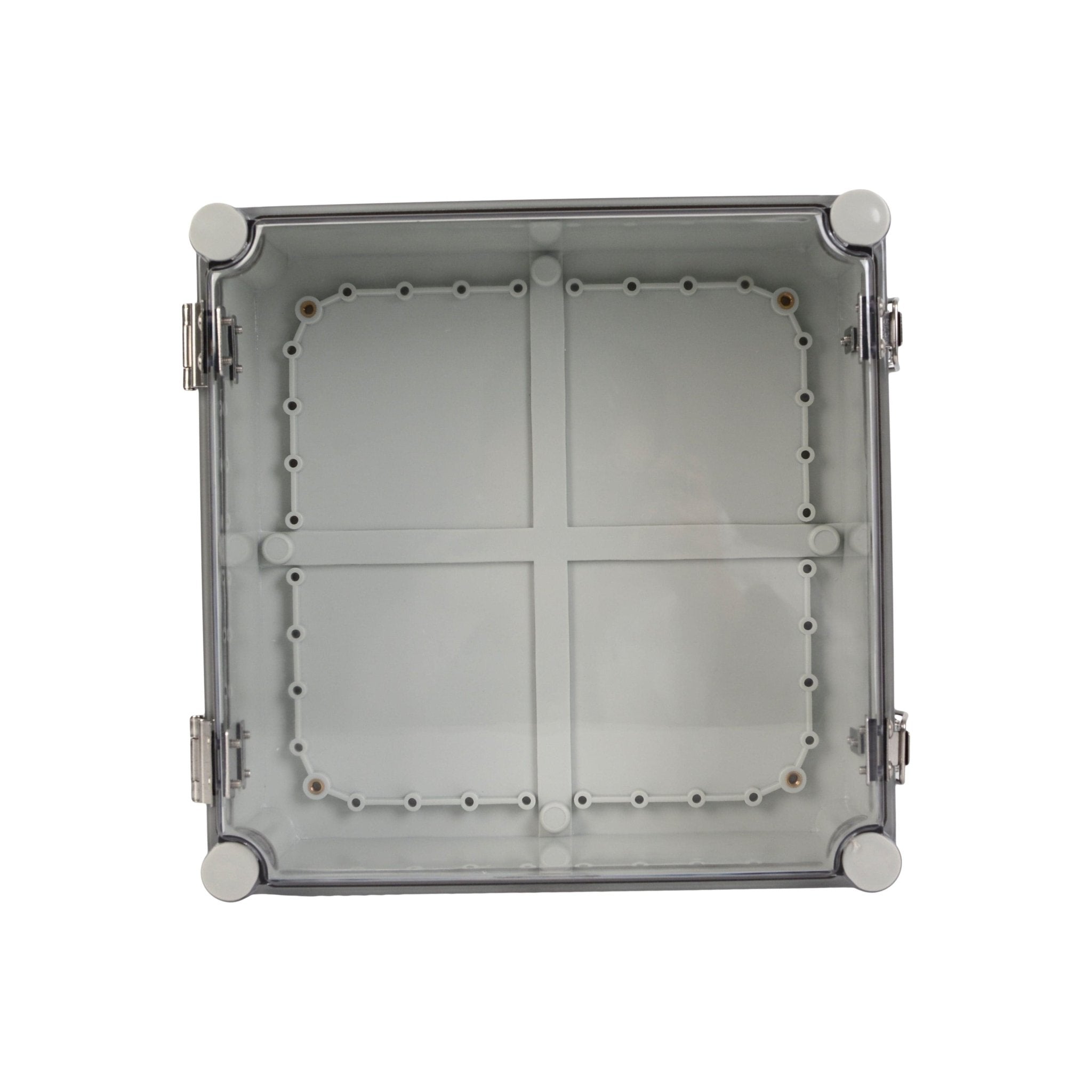 ABS IP66 Clear Lid Hinge Junction Box 280 x 280 x 130mm - Twin Eagle Imports