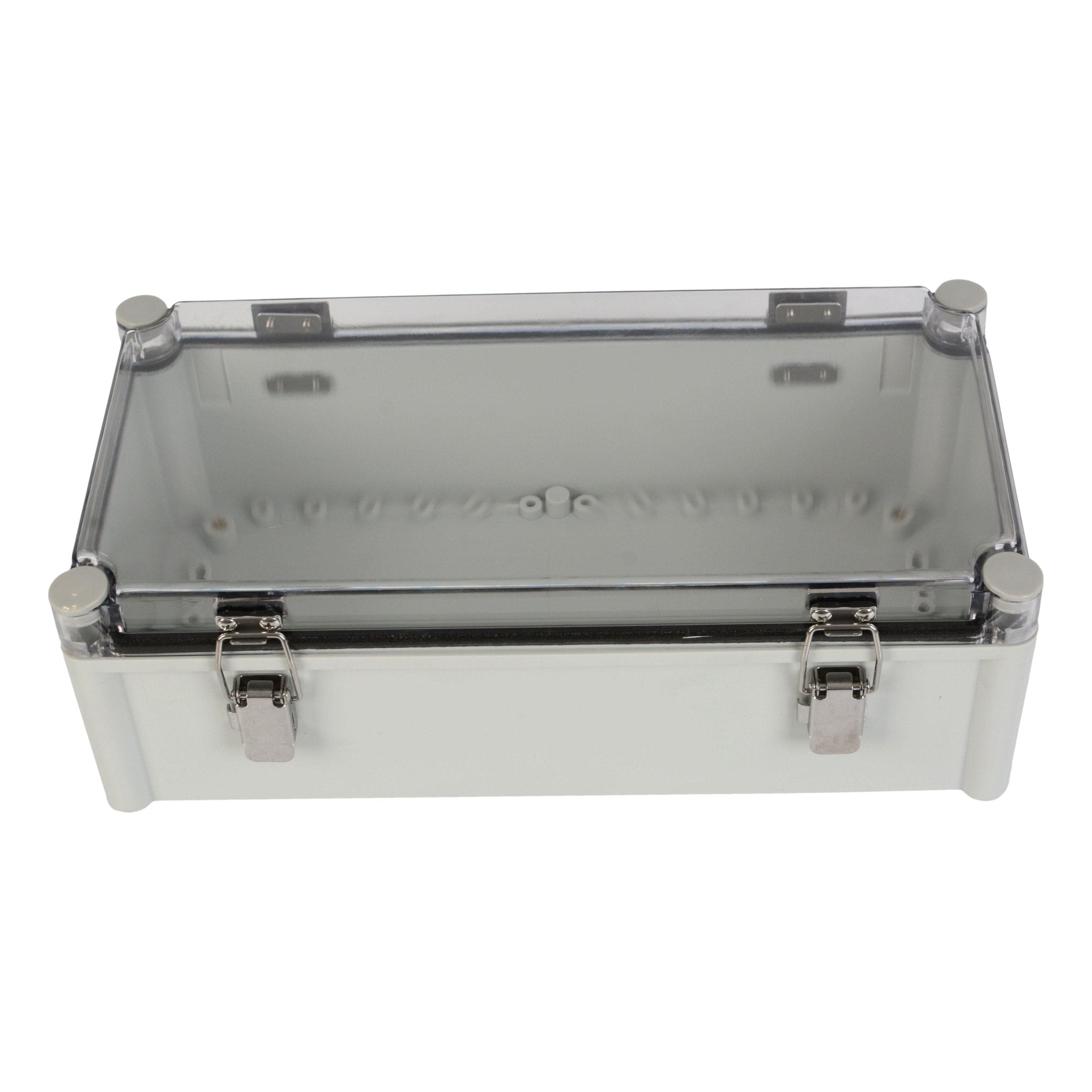 ABS IP66 Clear Lid Hinge Junction Box 380 x 190 x 130mm - Twin Eagle Imports